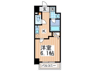 ｸﾞﾚｲｽﾚｼﾞﾃﾞﾝｽ大阪WEST(906)の物件間取画像